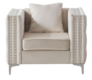 Glory Furniture Paige G827A-C Chair, IVORY