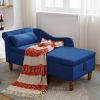 Navy Blue Chaise Lounge Indoor