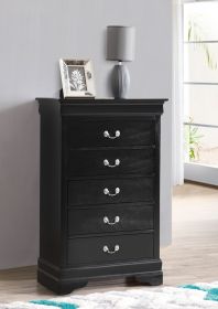 Glory Furniture LouisPhillipe G2150-CH Chest, Black