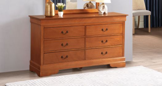 Glory Furniture Louis Phillipe G3160-D Dresser, Oak