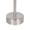 Elegance Rechargeable LED Table Lamp Brushed Nickel LED Touch Switch