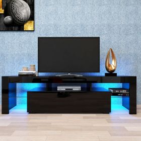 Modern Black TV Stand