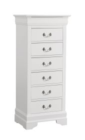 Glory Furniture Louis Phillipe G3190-LC Lingerie Chest, White