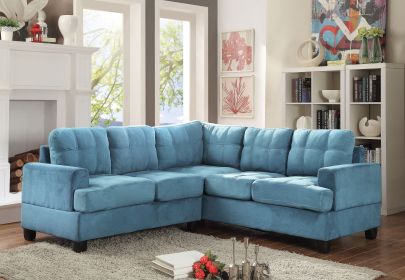 Glory Furniture Sandridge G518B-SC Sectional, AQUA