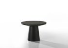 Jasper Ebony Black 22" Round End Table