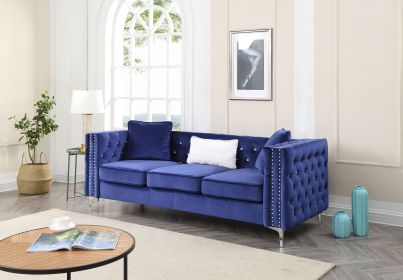 Glory Furniture Paige G829A-S Sofa, BLUE