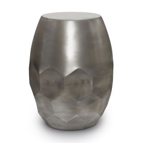 Flanigan - Metal Accent Table - Antique Silver