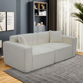 Full foam compression sofa