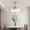 42 Inch 3 Tiers Design Modern LED Ceiling Fan with Light and Remote Control