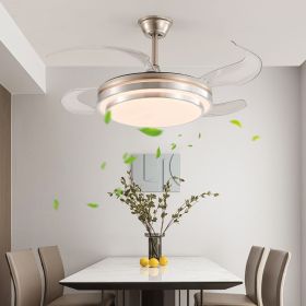 42 Inch 3 Tiers Design Modern LED Ceiling Fan with Light and Remote Control
