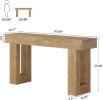 Console Table, Wooden Rectangular Sofa Table Behind The Couch