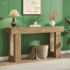 Console Table, Wooden Rectangular Sofa Table Behind The Couch