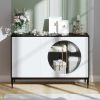Sideboard Cabinet with Tempered Glass Door
