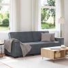 3-seater Sofa Dark grey Velvet