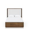 Queen Upholstered Bed in Walnut
