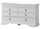 Verona G6790-D Dresser, Silver Champagne