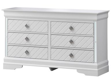 Verona G6790-D Dresser, Silver Champagne