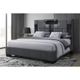 YARIS DARK GREY QUEEN BED