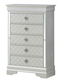 Verona G6700-CH Chest, Silver Champagne