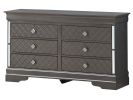 Verona G6702-D Dresser, Metalic Black