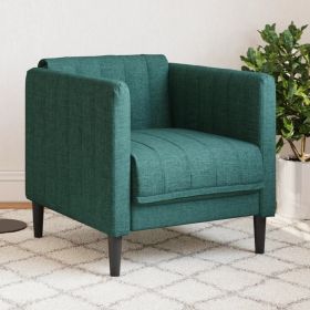 Sofa Chair Dark Green Polyester