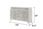 Soul Modern Style Dresser Made with wood in White(Includes Dresser Only) same as B009P309603 (CA inventory)