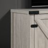 Salma Dusty Gray 58" Wide TV Stand with 2