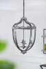 4 - Light Metal Chandelier, Hanging Light