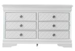 Verona G6790-D Dresser, Silver Champagne