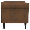 Chesterfield Sofa Chair Brown