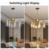 6-Light Gold Chandeliers for Dining Room