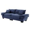 Corduroy Sofa Sleeper Couch Loveseat Sofa with Pillows Comfy Upholstered Deep Seat Sofa for Bedroom
