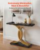 VEVOR 39 in Gold Console Table