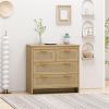 4 Drawers Rattan Cabinet