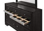 Modern Luxury 1pc Glam 7-Drawer Dresser Pullout Jeweler Tray Silver Panel Bedroom Solid Wood Wooden Furniture