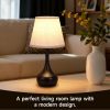 Touch Lamps for Nightstand Bedside Lamps Set of 2