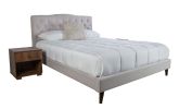 Queen Upholstered Bed With 2 Nightstands