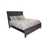 Queen Size Contemporary Bed Made with Wood in Gray