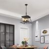Farmhouse Chandelier 4-Light Vintage Antique Chandeliers Light Fixture For Kitchen Dining Room Living Room Golden Black(No Bulbs)NEW SKU:W1340P206637
