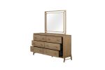6 Drawer Dresser in Latte Finish