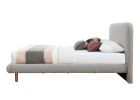 Cleo Gray Boucle Queen Bed