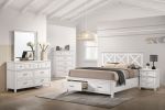 White 5 Drawer Chest