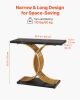 VEVOR 39 in Gold Console Table