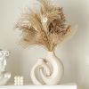 Hollow Ceramic Vase Set of 2