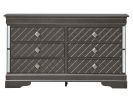 Verona G6702-D Dresser, Metalic Black