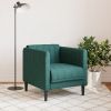 Sofa Chair Dark Green Polyester