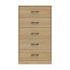 Ardent 5 Drawer Dresser, Euro Oak