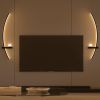 2-Pack Modern Orb Arc Wall Lamp