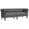 Sofa Set Dark grey 100% polyester