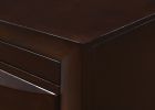 1Pc Contemporary 5 Drawer Chest Brown Finish Solid Wood Wooden Bedroom Furniture